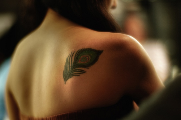 11 Awesome And Beautiful Peacock Feather Tattoos