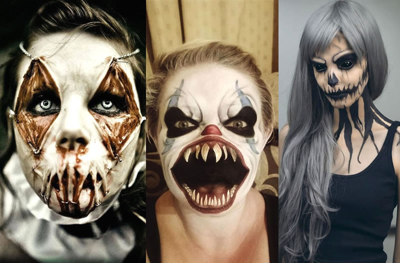 11+ Awesome And Extremely Scary Halloween Makeup Ideas