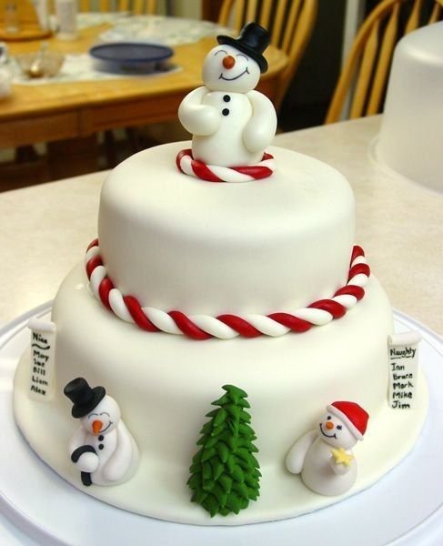 11 Awesome And Easy Christmas cake decorating ideas  Awesome 11