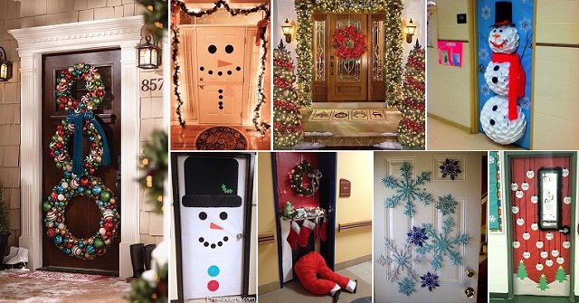 11 Awesome Christmas Door Decoration Ideas For Every Home