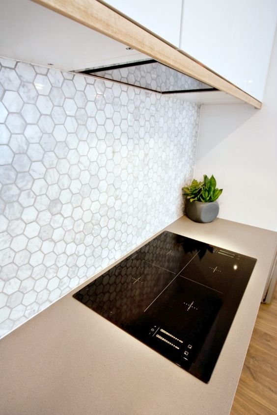 11+ Awesome Hexagon Tile Ideas For Kitchens Awesome 11